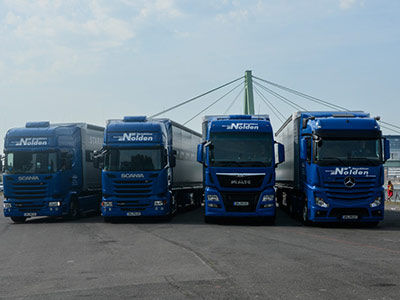 Nolden Logistics GmbH Lkws Frontaufnahme