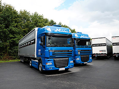 Nolden Logistics GmbH Lkws sowie LANXESS Lkws