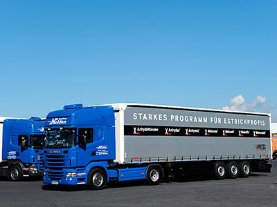 Nahaufnahme LANXESS Lkw